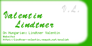 valentin lindtner business card